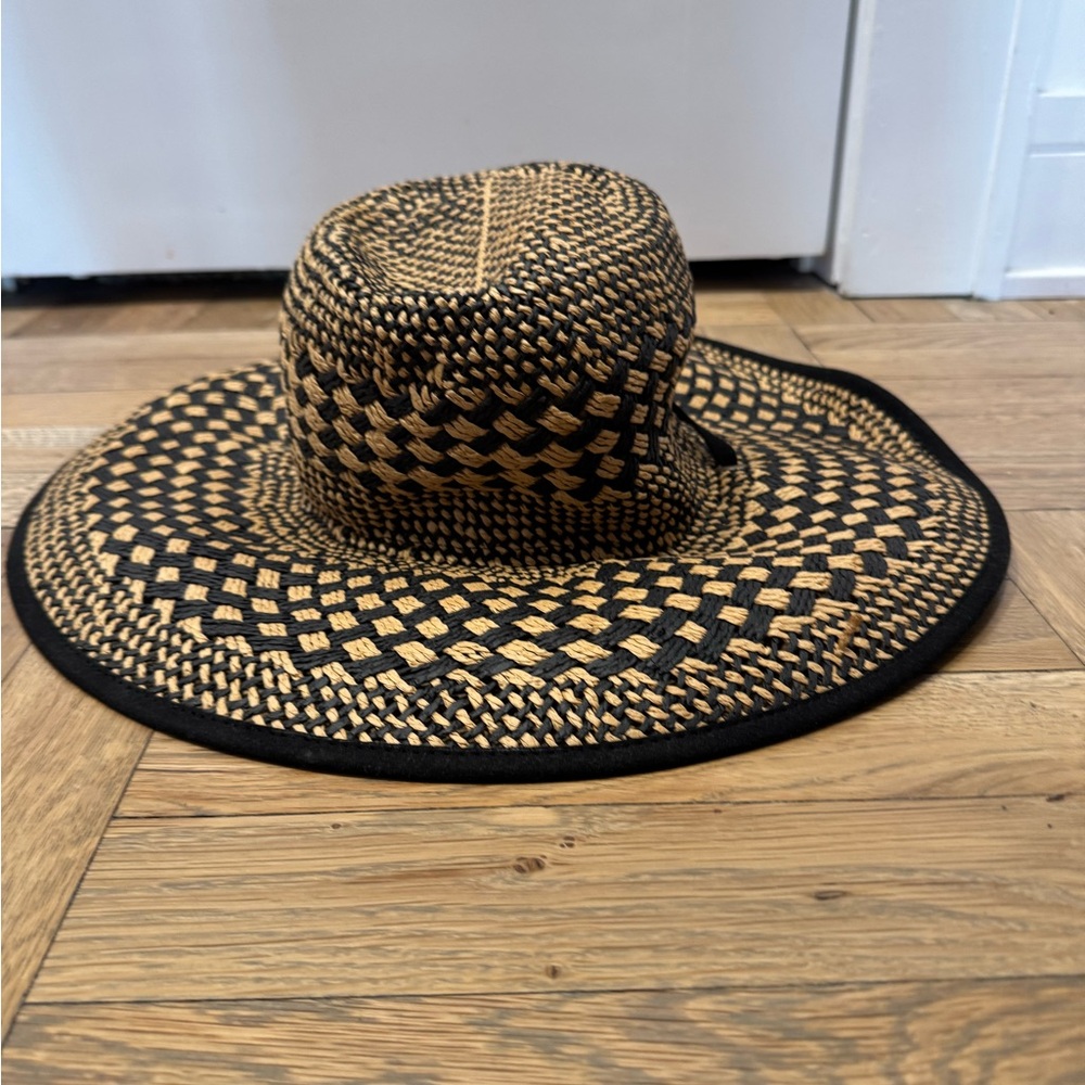 Lele Sadoughi
Straw Checkered Hat